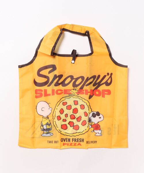PEANUTS エコバッグ 「 」 スヌーピー くるくるショッピングバッグA