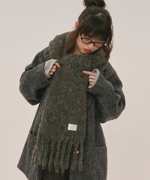 loin nuit マフラーシャギーショートコート 2026年最新】LOIN nuit 