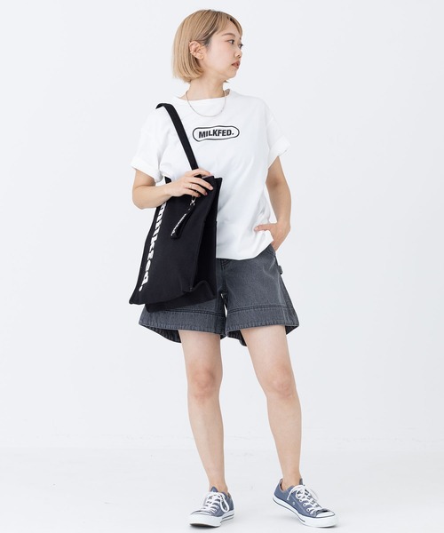 「MILKFED.」 半袖Tシャツ ONE SIZE ブルー レディース_画像2