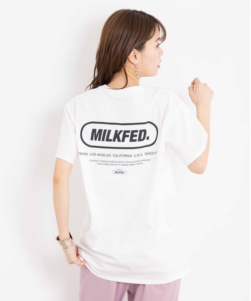 「MILKFED.」 半袖Tシャツ ONE SIZE ブルー レディース_画像5