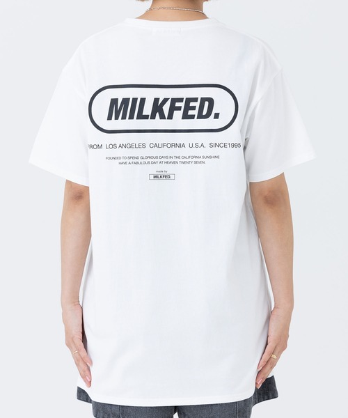 「MILKFED.」 半袖Tシャツ ONE SIZE ブルー レディース_画像8