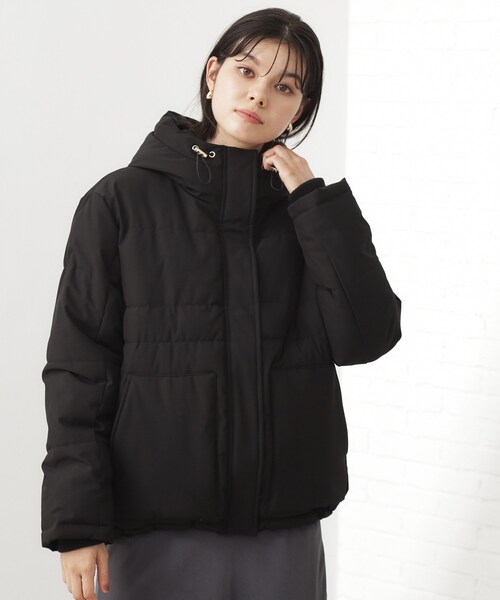 THE SHOP TK コート アウター 「すっきり見えシルエット」上品ふわもこ