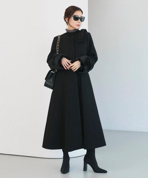 RUIRUE BOUTIQUE（ルイルエブティック） コート アウター ファーカフス