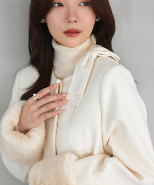 RUIRUE BOUTIQUE（ルイルエブティック） コート アウター ファーカフス