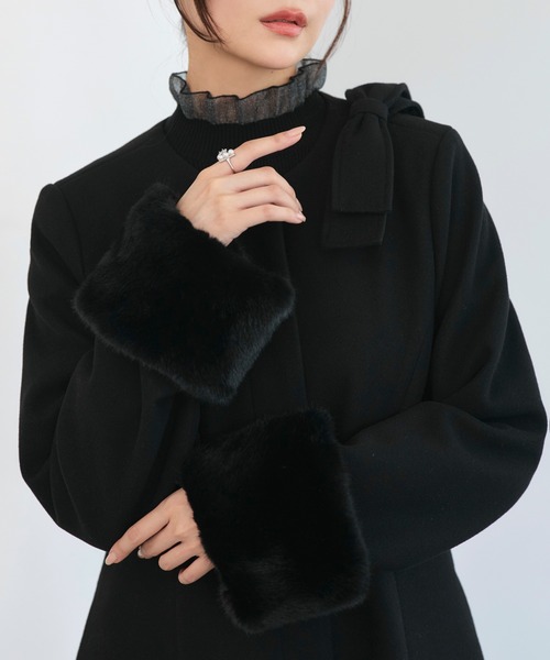 RUIRUE BOUTIQUE（ルイルエブティック） コート アウター ファーカフス