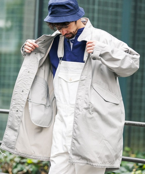 「ARMY TWILL」 モッズコート LARGE グレー メンズ_画像2