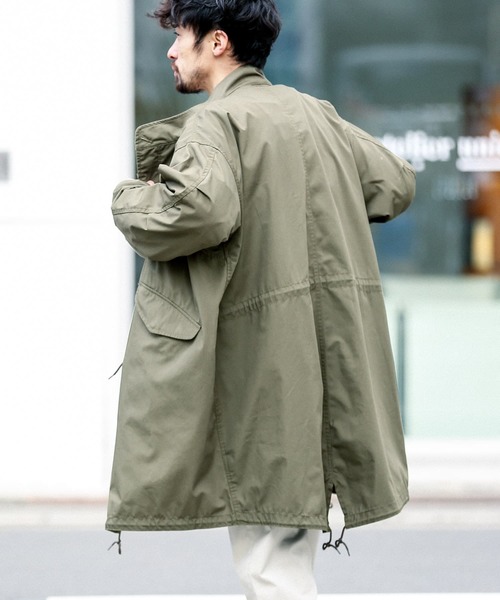 「ARMY TWILL」 モッズコート LARGE グレー メンズ_画像4