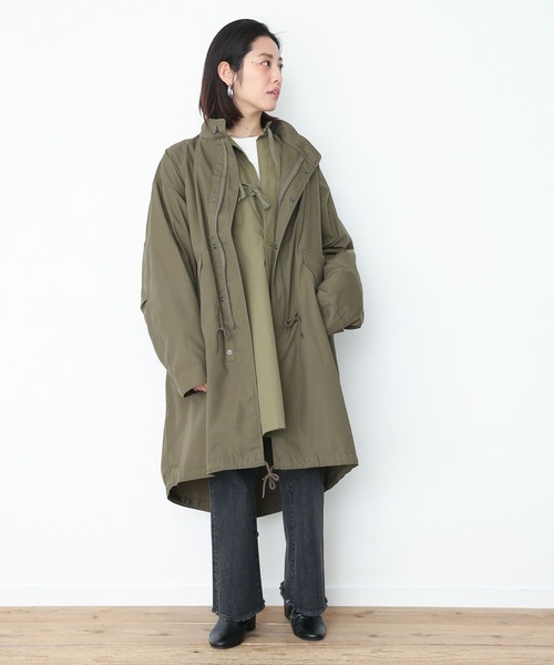 「ARMY TWILL」 モッズコート LARGE グレー メンズ_画像8