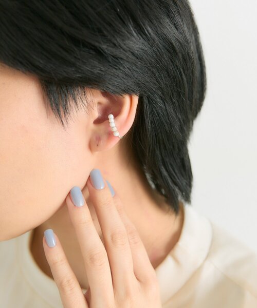 「ear PAPILLONNER」 イヤーカフ FREE パープル レディース_画像4