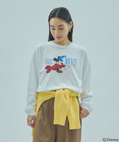 Disney（ディズニー） tシャツ (DISNEY「FANTASIA」)L/S TEE