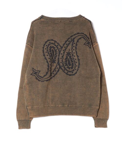 「Subciety」 長袖ニット MEDIUM ブラック メンズ_画像3