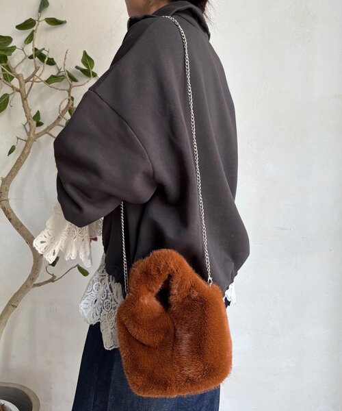DouDou（ドゥドゥ） ショルダーバッグ バッグ 「WEB限定」ファーバッグ