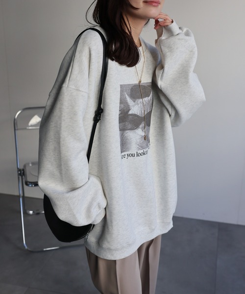 AP STUDIO エンブロイダリー スウェットプルオーバー トレーナー 白 40%OFF】saint embroidery sweat～ｾｲﾝﾄｴﾝﾌﾞﾛｲﾀﾞﾘｰｽｳｪｯﾄ | flower