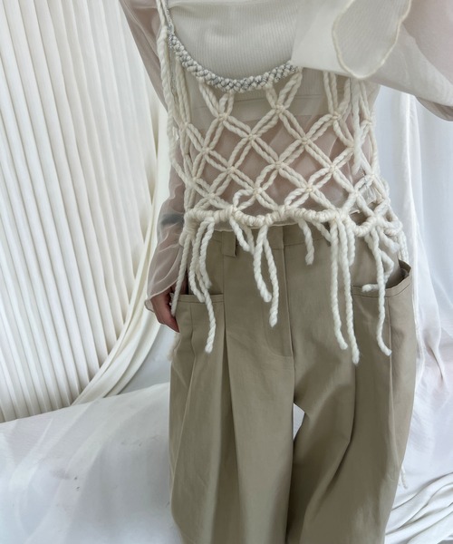 「chuclla」 パンツ M ベージュ レディース_画像8