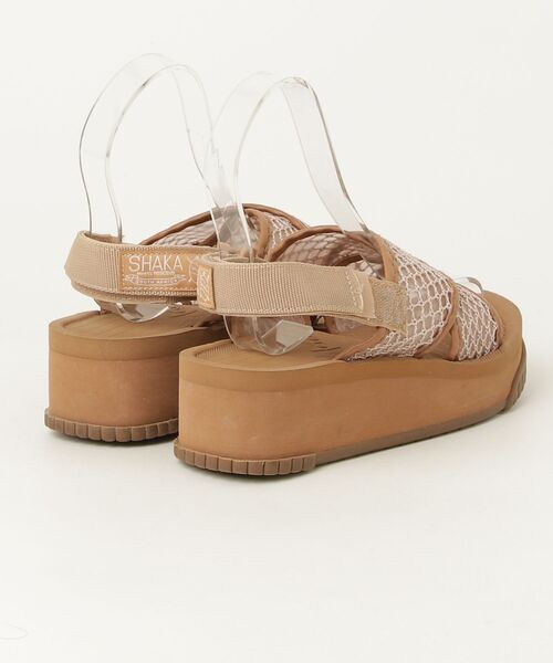 「SHAKA」 フラットサンダル 23cm ベージュ レディース_画像2
