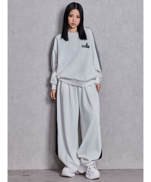 GYDA（ジェイダ） ワイドパンツ スウェットパンツ ジャージ GYMINI