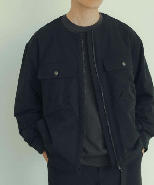「ITEMS URBANRESEARCH」 ブルゾン LARGE ネイビー メンズ_画像2