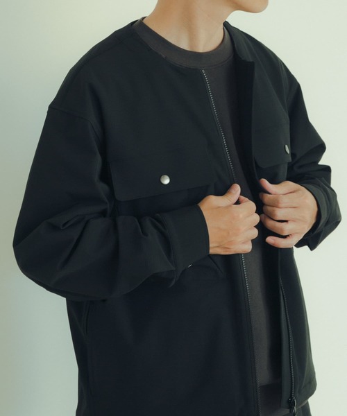 「ITEMS URBANRESEARCH」 ブルゾン LARGE ネイビー メンズ_画像6