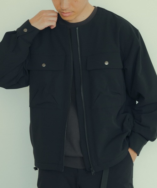 「ITEMS URBANRESEARCH」 ブルゾン LARGE ネイビー メンズ_画像9