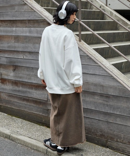 「Labrador Retriever」 スウェットカットソー L グレイッシュベージュ メンズ_画像8