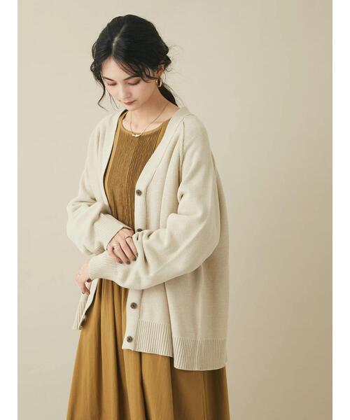 「CRAFT STANDARD BOUTIQUE」 ニットカーディガン L ブラック レディース_画像9