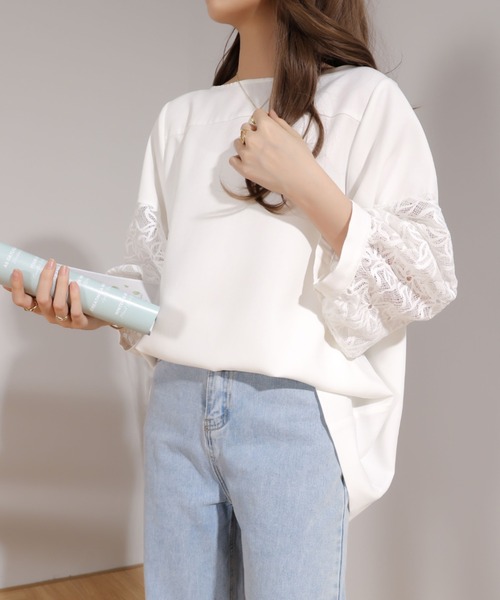 「emi+」 長袖ブラウス L ブラック レディース_画像5