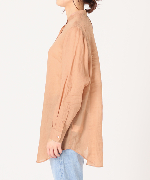 「IENA LA BOUCLE」 長袖ブラウス - オレンジ レディース_画像8