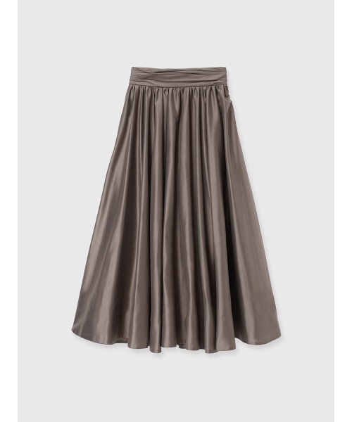 anuans（アニュアンス） スカート ギャザーベルトオーガンスカート