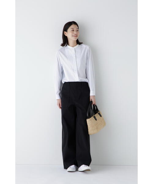 「human woman」 長袖ブラウス MEDIUM ベージュ系その他3 レディース_画像3