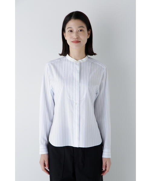 「human woman」 長袖ブラウス MEDIUM ベージュ系その他3 レディース_画像4