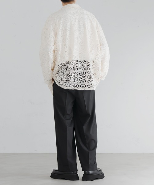 「epnok」 テーラードジャケット SMALL アイボリー メンズ_画像4