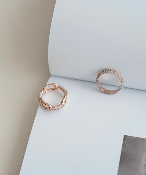 「Daniel Wellington」 リング 62 ピンクゴールド レディース_画像6