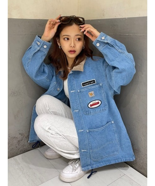 「（What it isNt）ART BY MARKGONZALES」 デニムジャケット M ライトインディゴブルー メンズ_画像9