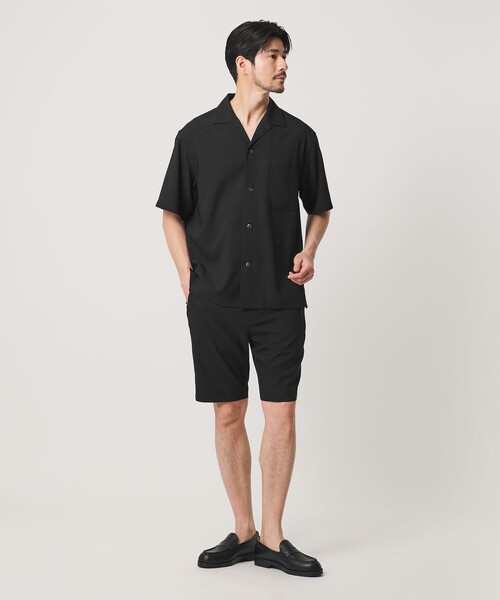 シャツ 「WEB限定 WARDROBE SMART」 Reflax オープンカラー シャツ メンズの画像