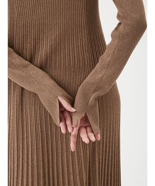 「Mila Owen」 ニットワンピース 1 アイボリー レディースの画像