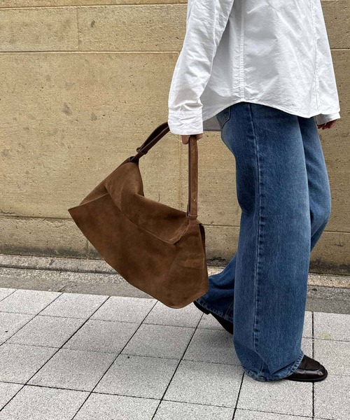 「CANAL JEAN」 ショルダーバッグ ONE SIZE キャメル レディースの画像
