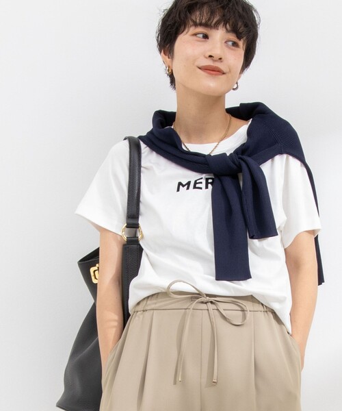 「NOLLEY'S Sophi」 半袖Tシャツ 38 チャコールグレー レディース_画像5