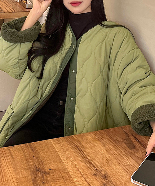 「c.u.l」 ジャケット L カーキ レディース_画像6