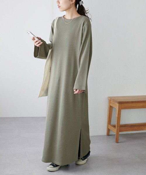 「DISCOAT」 長袖ワンピース MEDIUM ブラック レディース_画像5