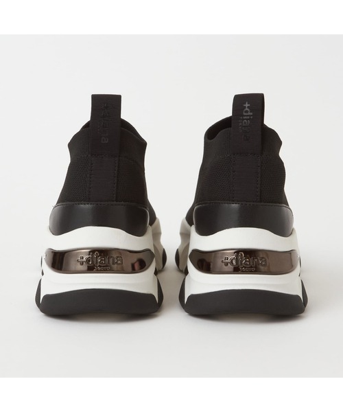 「+diana」 ローカットスニーカー 24.0cm ブラック レディース_画像5