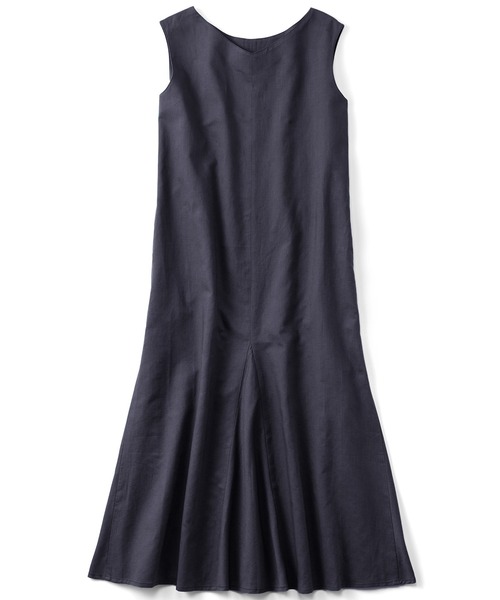 「シロップ.」 ノースリーブワンピース MEDIUM グレー レディース_画像6