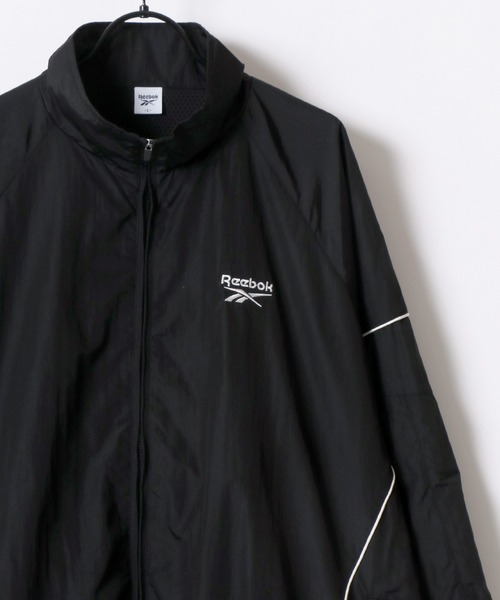 Reebok（リーボック） ナイロンブルゾン L ブラック メンズ : ZOZOTOWN