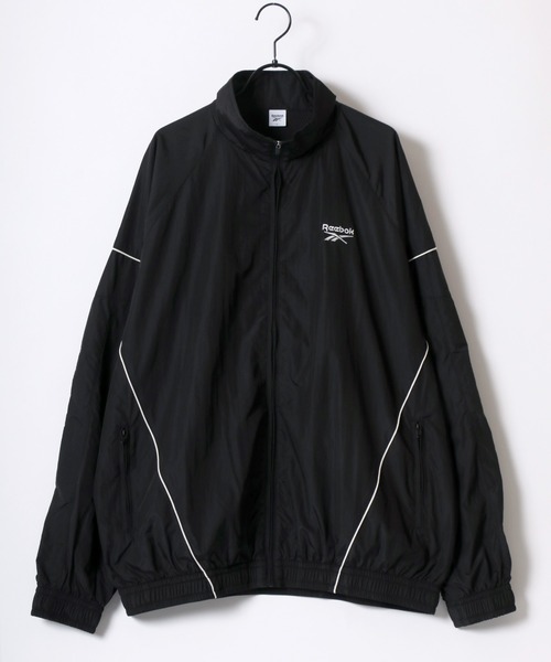 Reebok（リーボック） ナイロンブルゾン L ブラック メンズ : ZOZOTOWN