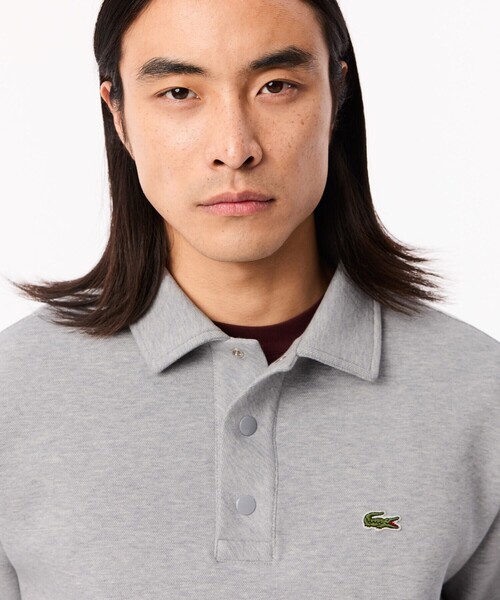 LACOSTE（ラコステ） 長袖ポロシャツ 3 ネイビー メンズ : ZOZOTOWN