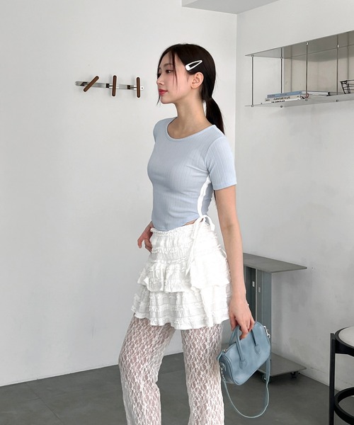 「by muni:r」 ミニスカート FREE アイボリー レディース_画像7