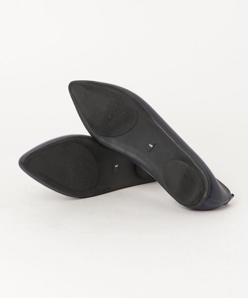 「Steven Alan」 「FOX UMBRELLAS」フラットパンプス 5 ネイビー レディース_画像2