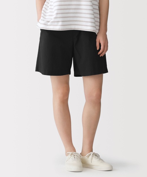無印良品（MUJI） パンツ 婦人 洗いざらし ブロードショートパンツ