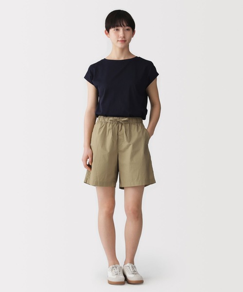 無印良品（MUJI） パンツ 婦人 洗いざらし ブロードショートパンツ