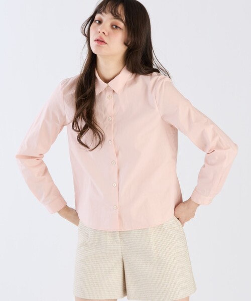 「To b. by agnes b.」 長袖シャツ 38 ピンク レディース_画像3