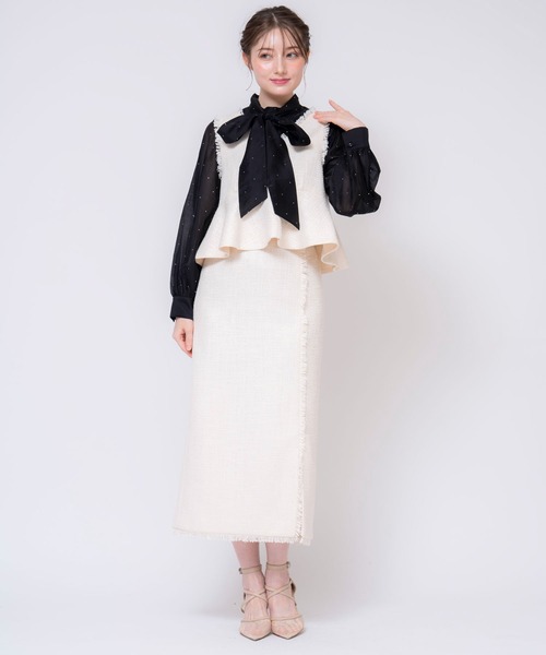「NOELA」 長袖ブラウス フリー サックスブルー レディース_画像8